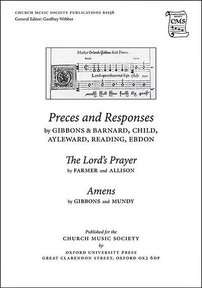 Front cover image of Preces and Responses